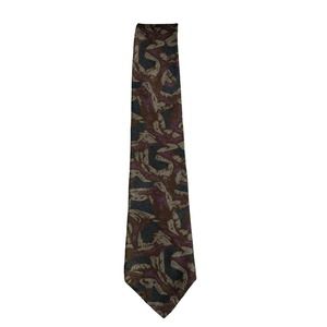 Vintage FENDI Roma Silk Tie Purple‎ Brown Abstract Men's 58”